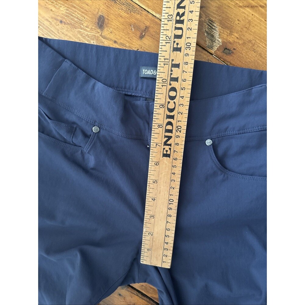 Toad and Co Rover Skinny Pants Women’s Size 6 Dark Blue, Nightsky - Picture 8 of 12